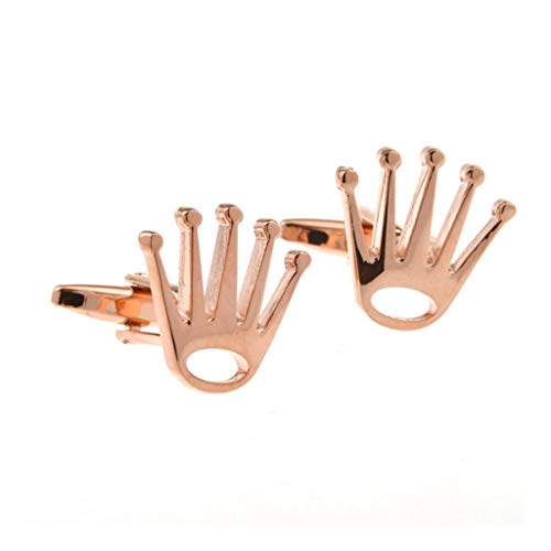 JSY Camisa Francesa de Oro Rosa de Acero Negro Oro Verdadero Pistola Negro Palma Mancuernas de los Hombres de Moda Gemelos Manguito Simples Gemelos (Color : D) JSY Camisa Francesa de Oro Rosa de Acero Negro Oro Verdadero Pistola Negro Palma Mancuernas de los Hombres de Moda Gemelos Manguito Simples Gemelos (Color : D)