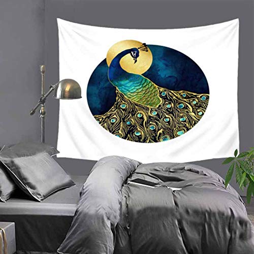 jtxqe Tapiz Decorativo Manta Imprimir Europa y América Cortina Mandala Imprimir Foto Fondo Tela Hogar Manta de Pared 130x150cm