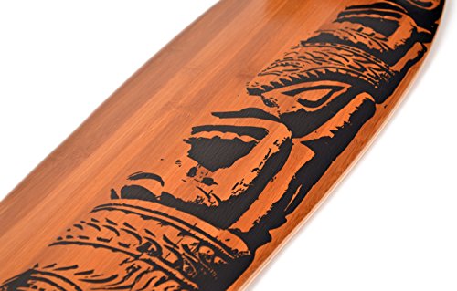 JUCKER HAWAII Monopatín Longboard Makaha KAHA Tabla Larga para Bambú (hasta 110 kg) JUCKER HAWAII Monopatín Longboard Makaha KAHA Tabla Larga para Bambú (hasta 110 kg)