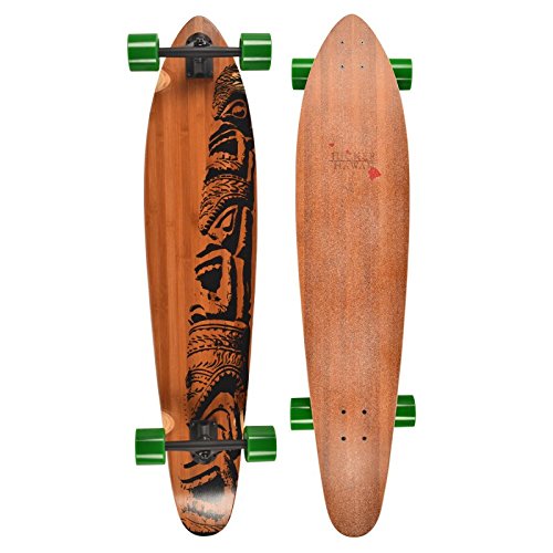 JUCKER HAWAII Monopatín Longboard Makaha KAHA Tabla Larga para Bambú (hasta 110 kg)