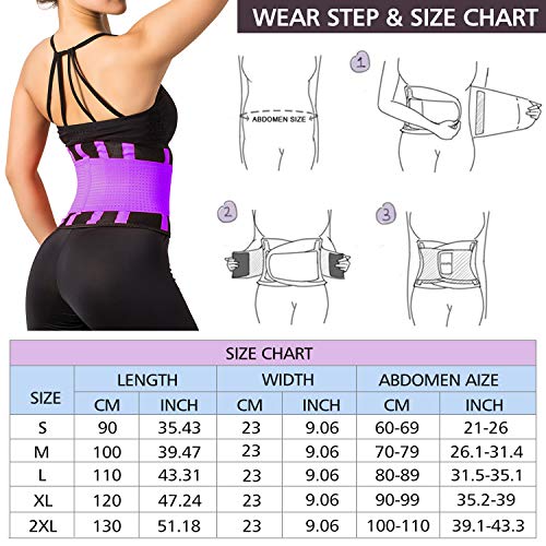 Jueachy Cinturón de Cintura para Mujeres Cinturón Transpirable Cintura Cuello Trimmer Faja Moldeadora Grasa de Grasa Quema para Adelgazar el Vientre para Perder Peso Jueachy Cinturón de Cintura para Mujeres Cinturón Transpirable Cintura Cuello Trimmer Faja Moldeadora Grasa de Grasa Quema para Adelgazar el Vientre para Perder Peso