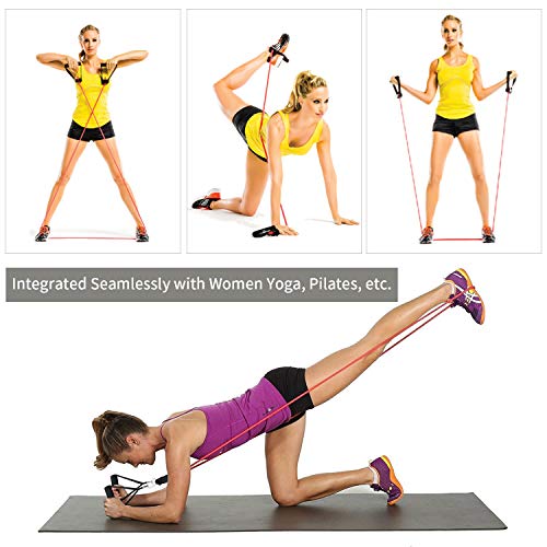 Juego de 11 Bandas de Resistencia para Entrenamiento,Kit de Gym para Ejercicio Físico,Yoga,Pilates Abdominales,Fitness,Gimnasio en casa para Hombres y Mujeres,Incluye Bolsa de Transporte (Multicolor) Juego de 11 Bandas de Resistencia para Entrenamiento,Kit de Gym para Ejercicio Físico,Yoga,Pilates Abdominales,Fitness,Gimnasio en casa para Hombres y Mujeres,Incluye Bolsa de Transporte (Multicolor)