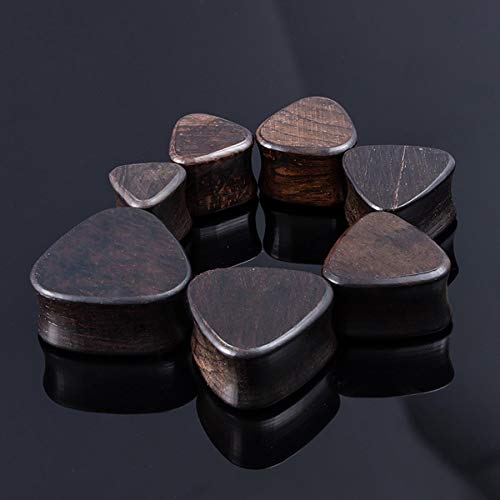 Juego de 2 dilatadores de madera para orejas y túneles de 8 a 25 mm Juego de 2 dilatadores de madera para orejas y túneles de 8 a 25 mm