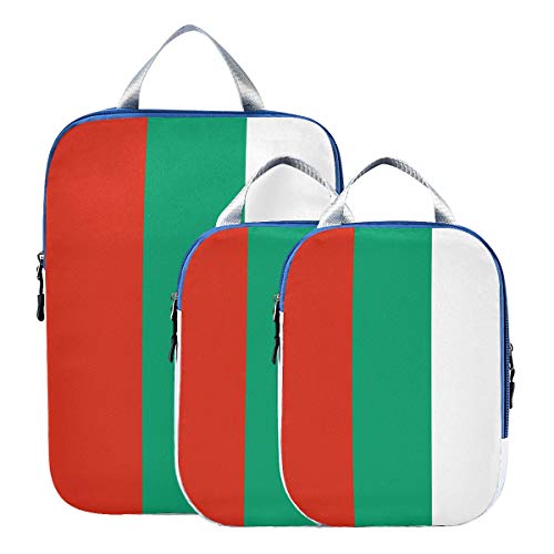 Juego de 3 Cubos de Embalaje de la Bandera de Bulgaria Juego de 3 Cubos de Embalaje de la Bandera de Bulgaria