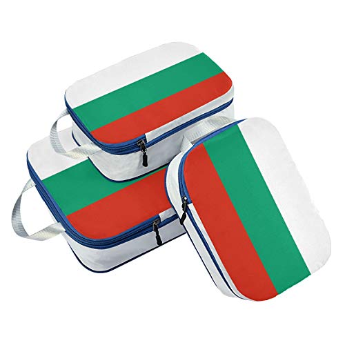 Juego de 3 Cubos de Embalaje de la Bandera de Bulgaria