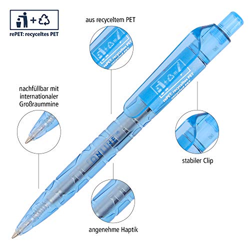 Juego de escritura 2nd Life de Online con cuaderno DIN A5, estuche, bolígrafo y pluma, de PET reciclado para un medio ambiente limpio, lápices sostenibles, bloc de notas y estuche