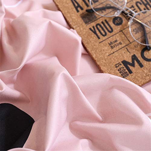 Juego de Funda Nórdica Conjunto de 4 Piezas(1Hojas + 1 Funda Nórdica+ 2 Funda de Almohada) Blanco Negro Rosa Punto Geométrico Forma de corazon Poliéster (Forma de corazon,150x200 cm - Cama 90 cm) Juego de Funda Nórdica Conjunto de 4 Piezas(1Hojas + 1 Funda Nórdica+ 2 Funda de Almohada) Blanco Negro Rosa Punto Geométrico Forma de corazon Poliéster (Forma de corazon,150x200 cm - Cama 90 cm)
