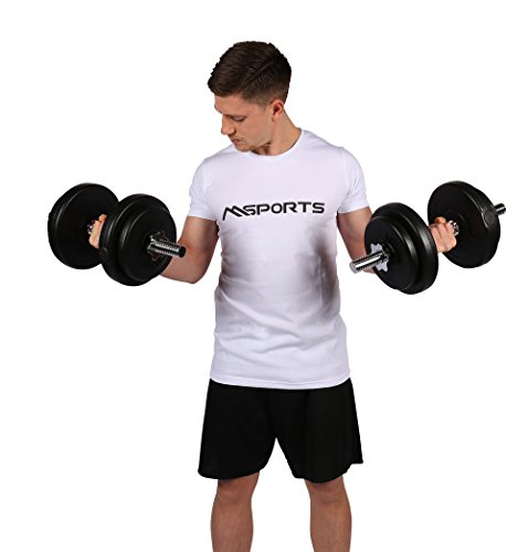 Juego de mancuernas 30 kg (2 x 15 kg) | Juego de pesas cortas | Mancuernas Juego de mancuernas 30 kg (2 x 15 kg) | Juego de pesas cortas | Mancuernas