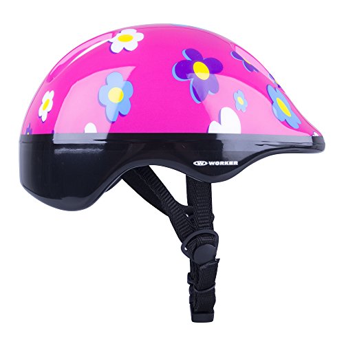 Juego de patines infantiles de línea Polly LED con ruedas iluminadas, tallas 26-29, 30-33, ajustables, set de protección, casco, infantil, 13362, rosa, 30-33 verstellbar