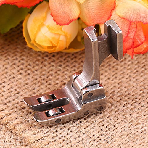 Juego de pies de máquina de coser Presser Kit de pies de puntada recta compatible Snap para máquina de coser de tela de cuero doméstica Juego de pies de máquina de coser Presser Kit de pies de puntada recta compatible Snap para máquina de coser de tela de cuero doméstica