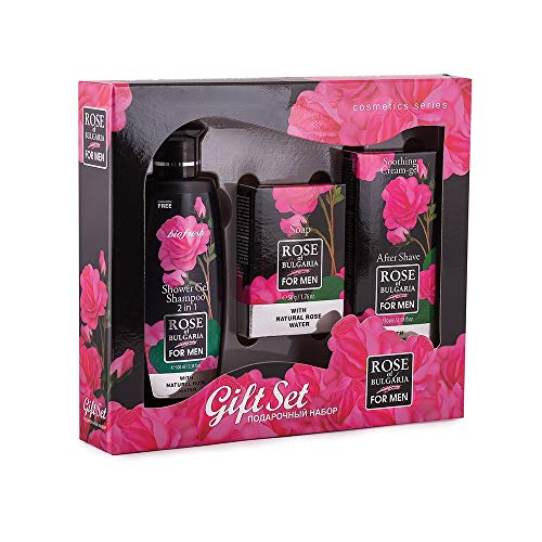 Juego de regalo para el hombre Biofresh Rose of Bulgaria, 3 Productos