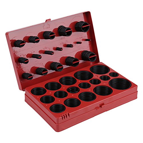 Juego de Surtido de Juntas Tóricas Junta de Sello Kit de Juntas Tóricas de Goma Universal para Válvulas de Coches Bombas Equipos Eléctricos 419 Piezas 32 Tamaños Juego de Surtido de Juntas Tóricas Junta de Sello Kit de Juntas Tóricas de Goma Universal para Válvulas de Coches Bombas Equipos Eléctricos 419 Piezas 32 Tamaños