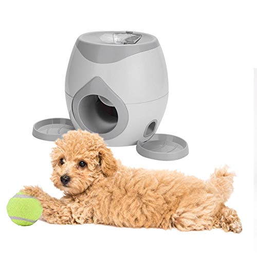 Juguete automático para lanzador de pelotas para perros, perro para mascotas Pelota para lanzar pelotas de tenis Máquina automática para lanzar Juguete para gatos Mascotas de animales Alimentador