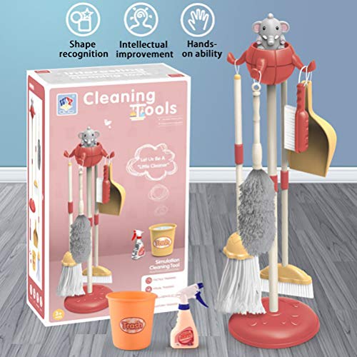 Juguetes para herramientas de limpieza para niños Juego de simulación de limpieza Mini juguetes de limpieza Suministros de limpieza Kit de herramientas para muebles Juguetes para limpiar la casa