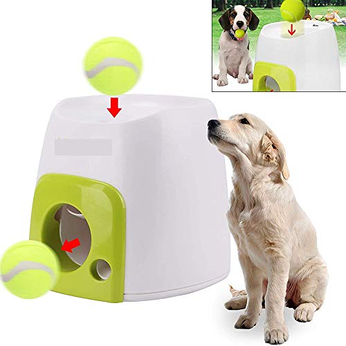 Juguetes para Mascotas,Juguete Interactivo AutomáTico Bola Lanzador De Perro, La Pelota De Tenis Lanzar La MáQuina para El Entrenamiento del Perro Juguetes para Mascotas,Juguete Interactivo AutomáTico Bola Lanzador De Perro, La Pelota De Tenis Lanzar La MáQuina para El Entrenamiento del Perro