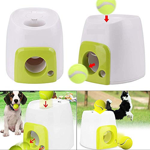 Juguetes para Mascotas,Juguete Interactivo AutomáTico Bola Lanzador De Perro, La Pelota De Tenis Lanzar La MáQuina para El Entrenamiento del Perro Juguetes para Mascotas,Juguete Interactivo AutomáTico Bola Lanzador De Perro, La Pelota De Tenis Lanzar La MáQuina para El Entrenamiento del Perro