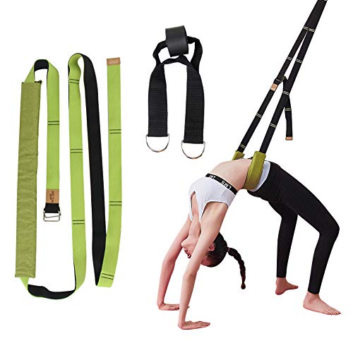 JULY'S SONG Correa de Estiramiento de Yoga Cinturón Fitness Ejercicio Yoga Correas Elásticos Banda Tensile Assist Traine para Casa Entrenamiento Pilates Ballet Danza Gimnasia JULY'S SONG Correa de Estiramiento de Yoga Cinturón Fitness Ejercicio Yoga Correas Elásticos Banda Tensile Assist Traine para Casa Entrenamiento Pilates Ballet Danza Gimnasia