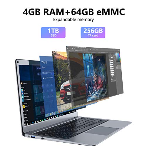 Jumper Ordenador Portátil Microsoft Office 365, Laptop FHD 13,3 Pulgadas,4GB DDR3,64GB eMMC, Memoria Expandible 1TB SSD y 256GB TF,Intel Celeron CPU,WiFi de Doble Banda,Windows 10,Bluetooth 4.2 Jumper Ordenador Portátil Microsoft Office 365, Laptop FHD 13,3 Pulgadas,4GB DDR3,64GB eMMC, Memoria Expandible 1TB SSD y 256GB TF,Intel Celeron CPU,WiFi de Doble Banda,Windows 10,Bluetooth 4.2