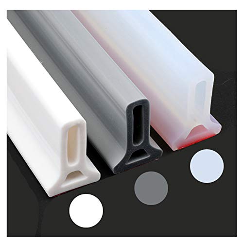 Junta flexible de silicona para el suelo de la ducha o el baño para hacer que el agua que fluye por el suelo cambie de dirección (varios tamaños) (160 cm, blanco) Junta flexible de silicona para el suelo de la ducha o el baño para hacer que el agua que fluye por el suelo cambie de dirección (varios tamaños) (160 cm, blanco)