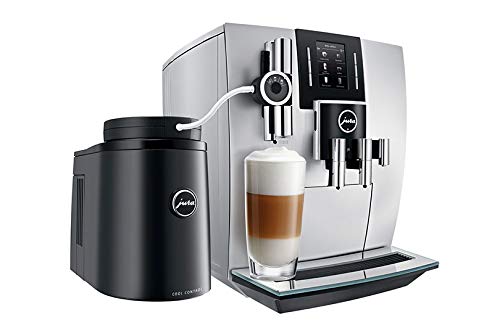 JURA J6 Independiente Máquina espresso Blanco 2,1 L 16 tazas Totalmente automática - Cafetera (Independiente, Máquina espresso, 2,1 L, Molinillo integrado, 1450 W, Blanco)