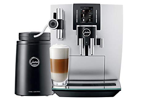 JURA J6 Independiente Máquina espresso Blanco 2,1 L 16 tazas Totalmente automática - Cafetera (Independiente, Máquina espresso, 2,1 L, Molinillo integrado, 1450 W, Blanco)