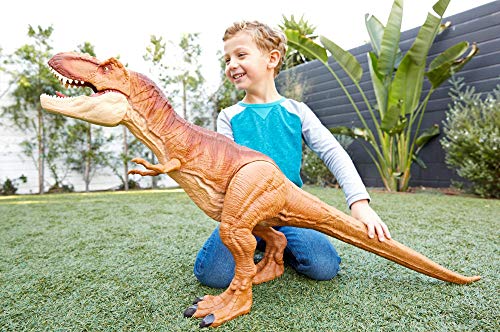 Jurassic World Tyrannosaurus Rex Supercolosal, dinosaurio de juguete, edad recomendada: 4 - 10 años (Mattel FMM63)