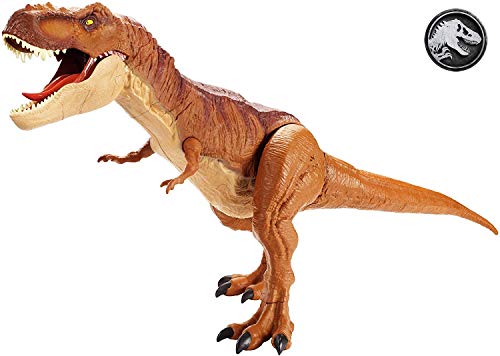 Jurassic World Tyrannosaurus Rex Supercolosal, dinosaurio de juguete, edad recomendada: 4 - 10 años (Mattel FMM63)