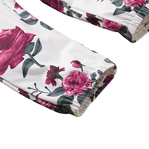 Jurebecia Ropa Bebe Niña Conjuntos Bebe Niña Recien Nacido Bebé con Capucha Floral Sudadera Tops Pantalones Ropa Trajes Jurebecia Ropa Bebe Niña Conjuntos Bebe Niña Recien Nacido Bebé con Capucha Floral Sudadera Tops Pantalones Ropa Trajes