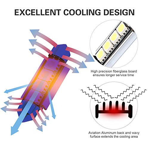 Justech Kit de Bombillas LED Luz de Coche Interior Para el Interior del Automóvil Mapa de la Cúpula Puerta Placa de Cortesía Luces Festón C5W T10 168 194 2825 Xenón Blanco Justech Kit de Bombillas LED Luz de Coche Interior Para el Interior del Automóvil Mapa de la Cúpula Puerta Placa de Cortesía Luces Festón C5W T10 168 194 2825 Xenón Blanco
