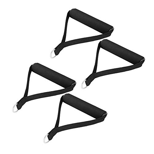 JWC Bandas de Resistencia para Tiradores de 4 Piezas, Equipo de Fitness de Repuesto con Mango de Espuma, Correas de Entrenamiento de resistencias, Resistente y Duradero, para Yoga en casa JWC Bandas de Resistencia para Tiradores de 4 Piezas, Equipo de Fitness de Repuesto con Mango de Espuma, Correas de Entrenamiento de resistencias, Resistente y Duradero, para Yoga en casa