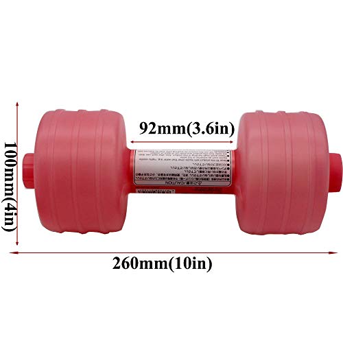 J&X 1pcs mancuerna Ajustable,2,2 Libras de Peso mancuerna Ajustable, inyección de Agua Juego de Mancuernas Ajustables, Sistema de mancuerna Estilo Libre para niños y niñas se Pueden Utilizar como J&X 1pcs mancuerna Ajustable,2,2 Libras de Peso mancuerna Ajustable, inyección de Agua Juego de Mancuernas Ajustables, Sistema de mancuerna Estilo Libre para niños y niñas se Pueden Utilizar como
