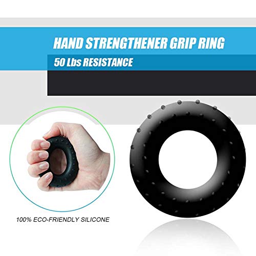 JXSD Paquete de 5 Entrenador de Fuerza de Agarre, Equipo de Ejercicio de antebrazo con Pinza de Mano Ajustable, para Atletas, músicos JXSD Paquete de 5 Entrenador de Fuerza de Agarre, Equipo de Ejercicio de antebrazo con Pinza de Mano Ajustable, para Atletas, músicos