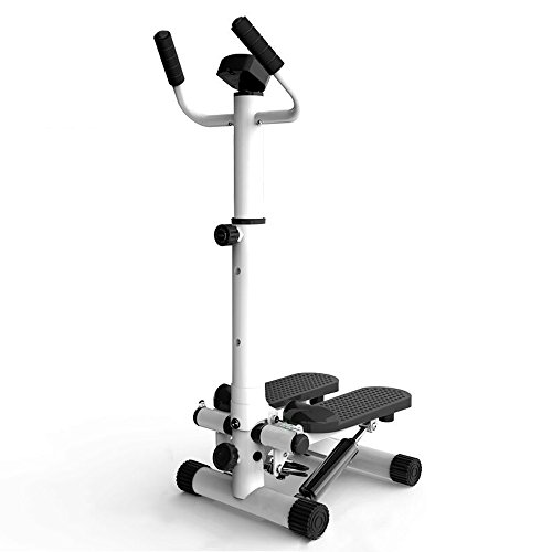 JYKJ Mini Stepper, Fitness Pedal Contador De Consumo De Calorías Mute Armrest Slimming Stepper Pie De Escalada Máquina De Pérdida De Peso Máquina De Ejercicios Multifunción