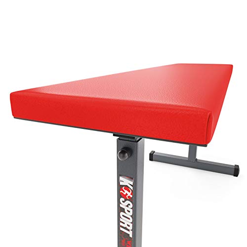 K-Sport Banco plano para levantamiento de pesas TSPORT para gimnasio DuMBBELL prensa, pecho pesado, abdominales, brazos