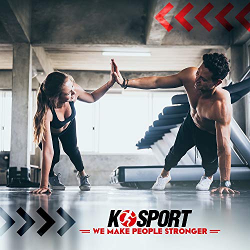 K-Sport - Soporte olímpico para sentadillas - Soporte para pesas ajustable, para entrenar en casa