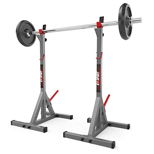 K-Sport - Soporte olímpico para sentadillas - Soporte para pesas ajustable, para entrenar en casa K-Sport - Soporte olímpico para sentadillas - Soporte para pesas ajustable, para entrenar en casa