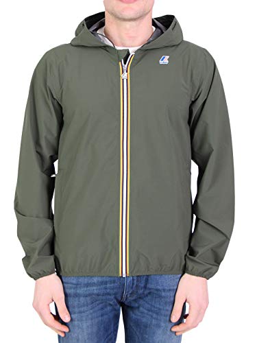 K-WAY Mod. K00BBV0 Chaqueta Jacques Stretch Dot Hombre Verde M