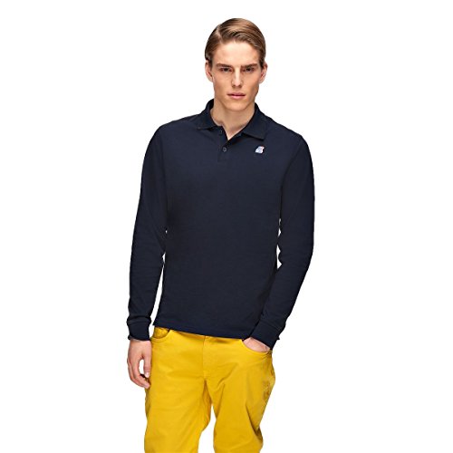 K-Way Polo uomo K-Way ROCHEL STRETCH BLUE DEPHT