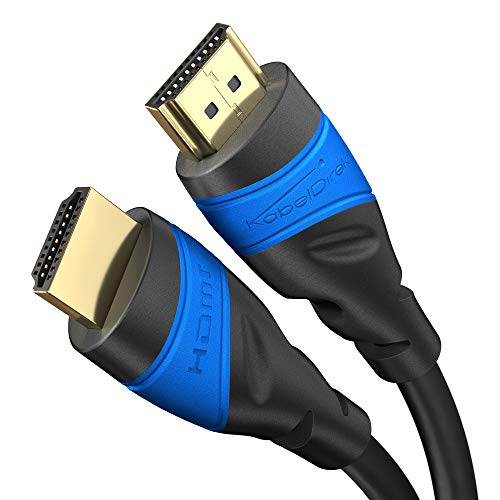 KabelDirekt 5m Cable HDMI 4K, Compatible con (HDMI 2.0a/b, 2.0, 1.4a, 4K Ultra HD, 3D, Full HD 1080p, HDR, ARC High Speed con Ethernet, PS4, Xbox, HDTV), Top Series KabelDirekt 5m Cable HDMI 4K, Compatible con (HDMI 2.0a/b, 2.0, 1.4a, 4K Ultra HD, 3D, Full HD 1080p, HDR, ARC High Speed con Ethernet, PS4, Xbox, HDTV), Top Series