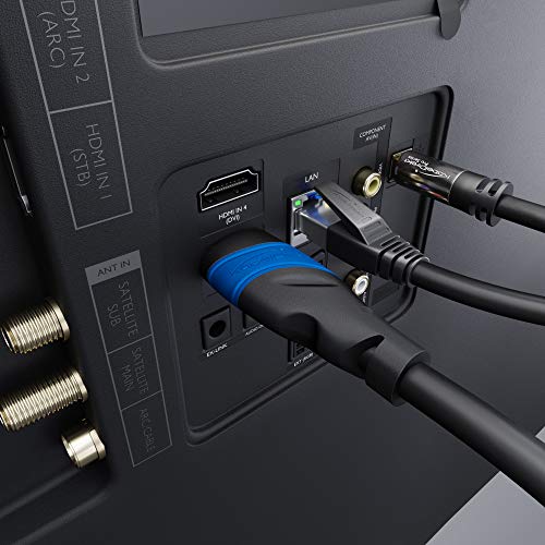 KabelDirekt 5m Cable HDMI 4K, Compatible con (HDMI 2.0a/b, 2.0, 1.4a, 4K Ultra HD, 3D, Full HD 1080p, HDR, ARC High Speed con Ethernet, PS4, Xbox, HDTV), Top Series KabelDirekt 5m Cable HDMI 4K, Compatible con (HDMI 2.0a/b, 2.0, 1.4a, 4K Ultra HD, 3D, Full HD 1080p, HDR, ARC High Speed con Ethernet, PS4, Xbox, HDTV), Top Series