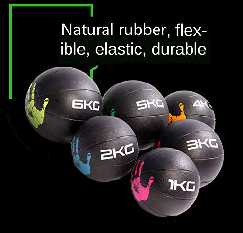 KACC Power Guidance - Slam Ball Balón Medicinal Antideslizante, Balón Medicinal de Goma Pro, Ideal para los Ejercicios de Functional Fitness - Pesos DE 1, 2, 3, 4, 5, 6 kg KACC Power Guidance - Slam Ball Balón Medicinal Antideslizante, Balón Medicinal de Goma Pro, Ideal para los Ejercicios de Functional Fitness - Pesos DE 1, 2, 3, 4, 5, 6 kg