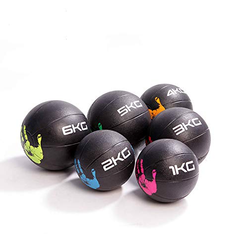 KACC Power Guidance - Slam Ball Balón Medicinal Antideslizante, Balón Medicinal de Goma Pro, Ideal para los Ejercicios de Functional Fitness - Pesos DE 1, 2, 3, 4, 5, 6 kg KACC Power Guidance - Slam Ball Balón Medicinal Antideslizante, Balón Medicinal de Goma Pro, Ideal para los Ejercicios de Functional Fitness - Pesos DE 1, 2, 3, 4, 5, 6 kg