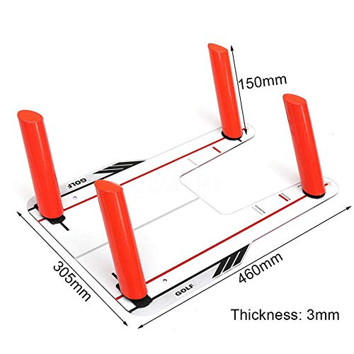 Kacsoo Ayuda de Entrenamiento de Swing de Golf Portátil con 6 Varillas de Ruta Entrenador de Swing de Golf Corrector de Corte para Ayuda de Entrenamiento de Golf, Entrenamiento de Velocidad