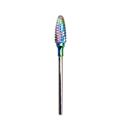 KADS Bullet Shape Symphony Aleación Broca de acero de tungsteno Fresa rotativa Cortador de manicura Herramientas y accesorios de uñas (Cross grain) KADS Bullet Shape Symphony Aleación Broca de acero de tungsteno Fresa rotativa Cortador de manicura Herramientas y accesorios de uñas (Cross grain)