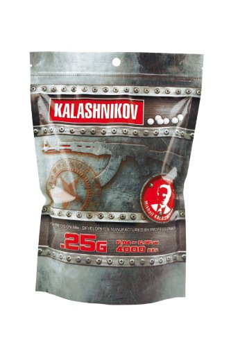 Kalashnikov Billes KALASHNIKOV 0,25 Gr - Balines de plástico para airsoft Kalashnikov Billes KALASHNIKOV 0,25 Gr - Balines de plástico para airsoft