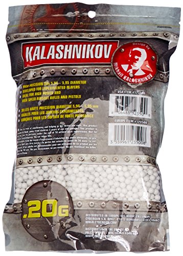 Kalashnikov Bolas de pistola BBS 0.20gr 1kg / 5000bbs Kalashnikov Bolas de pistola BBS 0.20gr 1kg / 5000bbs