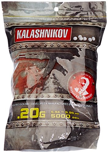 Kalashnikov Bolas de pistola BBS 0.20gr 1kg / 5000bbs Kalashnikov Bolas de pistola BBS 0.20gr 1kg / 5000bbs