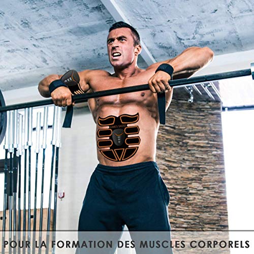 kames skoss prestige - Electroestimulador Abdominales Masculino Femenino, Keat Estimulador Muscular Brazo + Muslos + Piernas, Músculos de Masaje, Dispositivo Oficial ofrecido (Noir J) kames skoss prestige - Electroestimulador Abdominales Masculino Femenino, Keat Estimulador Muscular Brazo + Muslos + Piernas, Músculos de Masaje, Dispositivo Oficial ofrecido (Noir J)