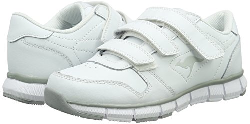 KangaROOS K-bluerun 700 V B, Zapatillas Unisex Adulto, Blanco (White/Lt Grey 002), 37 EU