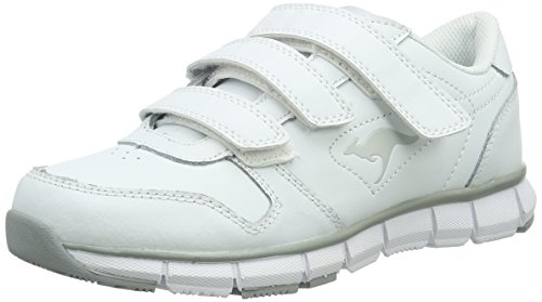 KangaROOS K-bluerun 700 V B, Zapatillas Unisex Adulto, Blanco (White/Lt Grey 002), 37 EU